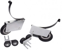 Комплект роликов SENATOR открытый для 1 раздвижной двери AKS PLUS 80 кг усиленные верхний подшипник фотография