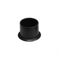 Заглушка наруж. трубы d25 (514) пластик, черный AKS
