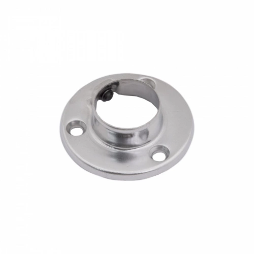 Крепление (розетка) трубы d25 (510) сталь, хром AKS_1