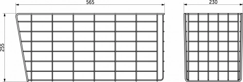 Корзина для белья 300 (230*255*570), белый РФ_2