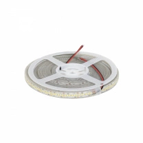 Лента светодиодная термостойкая, подводная - 9,6W/m, 24V, 11мм, 2835, 120 д/м, IP68, холодный белый (6000К), 5м, AKS фотография