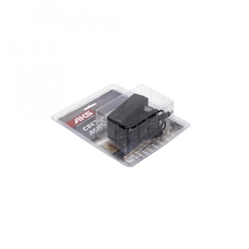 Лента светодиодная - 9,6W/m, 12V, 8мм, 2835, 120 д/м, IP20, холодный белый (6000K) - 5м, + блок питания, AKS_5