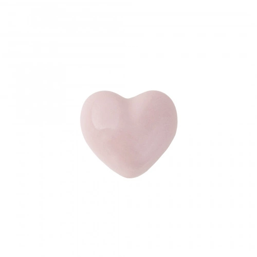 Ручка меб. кнопка керамич. LOVE, розовый, AKS_4