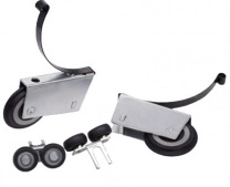 Комплект роликов SENATOR закрытый для 1 раздвижной двери AKS PLUS 80 кг усиленные верхний подшипник фотография