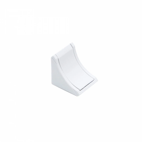 Уголок пластиковый радиусный 24*24 белый 11 (уп/20шт) AKS_1