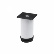 Опора меб. мет. d50 h100 с регул. белый AKS фотография