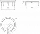 Пропуск кабельный пластик D60мм белый LEBA_preview_1