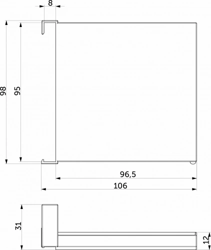 Делитель продольный Slimbox Evolution, графит PRIME by AKS_2