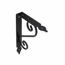 Полкодержатель мет. MELODY 145*110, черный AKS