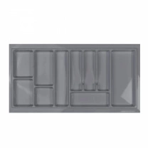 Лоток для столовых приборов 900 STANDARТ (830*430), металлик РП фотография