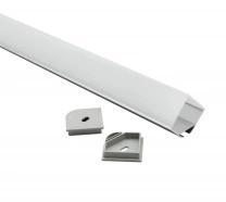 Профиль алюминиевый угловой/подвесной ORION-GREAT 3030Q с экраном квадрат, цвет алюминий, 2м, AKS Профиль алюминиевый угловой/подвесной ORION-GREAT 3030Q с экраном квадрат, цвет алюминий, 2м, AKS