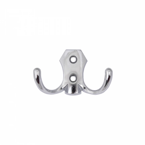 Крючок меб. двухрожковый мет. WP89 хром GRIDLI_1