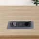 Выдвижной удлинитель Nova USB, 2 розетки, USB A + USB C, алюминий, AKS_preview_1