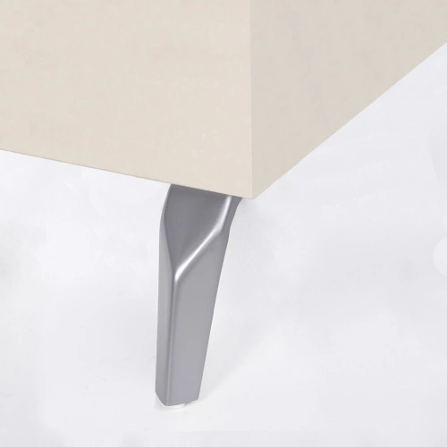 Опора меб. мет. HARMONY h130 матовый хром AKS_5