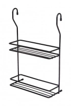 Корзина на трубу d16 двойная малая CWJ116B черный AKS фотография