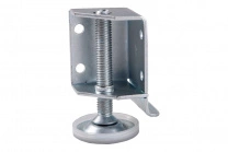 Опора регулируемая М8 угловая с поддержкой боковины правая (1 компл. = 1 боковина, 1 рег. винт) AKS фотография