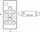 Контроллер для светодиодной ленты RGB SPI, с пультом, 12/24V, 72W/144W, AKS_preview_1