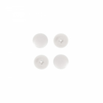 Заглушка пластик к шурупам белый (2) (1000 шт) РП фотография