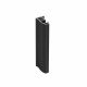 Профиль алюминиевый SENATOR черный глянец вертик. узкий домик АЛЮТЕХ (L-5300) (161-02 RAL9005 )_preview_1