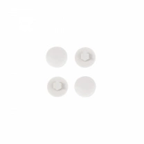 Заглушка пластик к конфирматам белый (2) (1000 шт) РП фотография