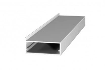 Профиль алюминиевый для рамочных фасадов Z-12(Z-11) серебро (L-6000) АЛЮТЕХ (0115 . А00-D6 ) фотография